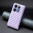 Flip case for Motorola Edge 50 Pro 5G, Wallet, BINFEN COLOR, purple