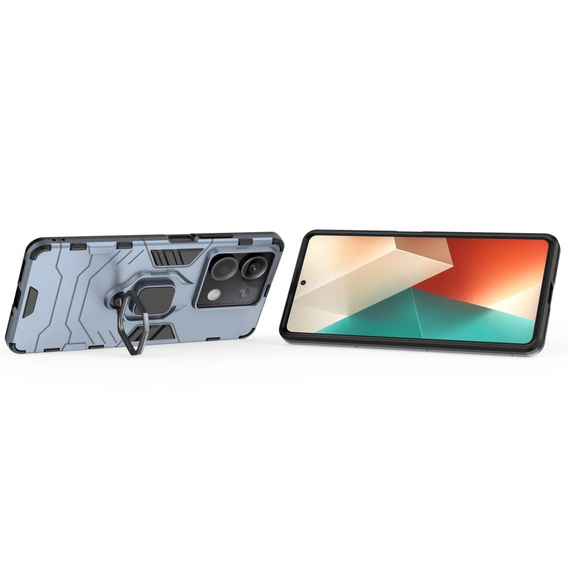 Case for Xiaomi Redmi Note 13 5G, Kickstand Ring, blue