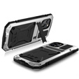 Case for iPhone 13 Mini, R-JUST, armoured, silver