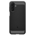 Spigen case for Samsung Galaxy A16 4G/ 5G, Rugged Armor MagSafe, black + Tempered Glass 9H