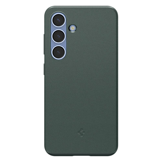 Spigen case for Samsung Galaxy S25, Thin Fit Mag, green + 9H tempered glass 