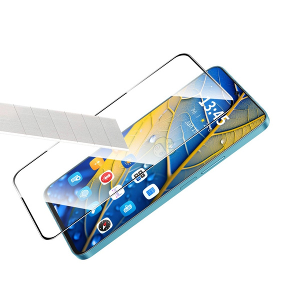 ENKAY Tempered Glass for Xiaomi Redmi Note 14 5G, black