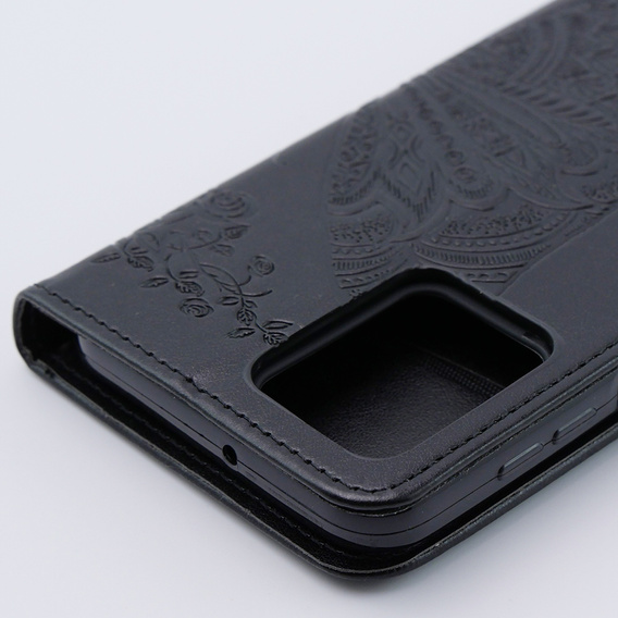 Flip case for Motorola Moto G54 5G, Butterfly, black