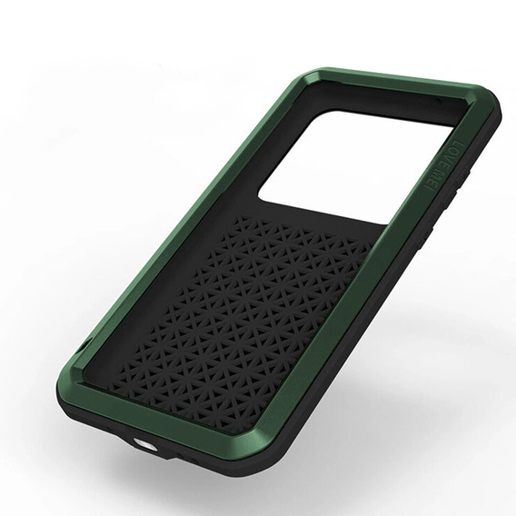 Love Mei Case for Samsung Galaxy S20 Ultra, armored with glass, green