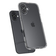 Spigen case for iPhone 16 Plus, Ultra Hybrid, transparent + 9H Tempered Glass