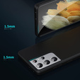 Case for Samsung Galaxy S21 Ultra, Silicone MagSafe, black