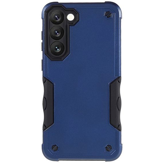 Armored case for Samsung Galaxy S23, Dual-Layer, dark blue