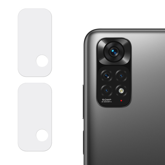 2x ERBORD tempered glass for camera to Xiaomi Redmi Note 11