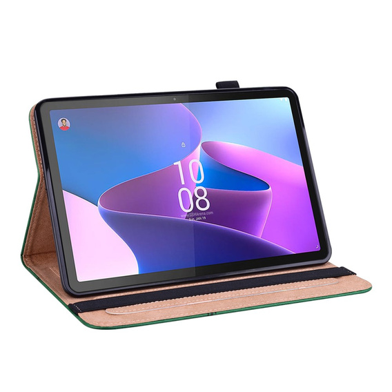 Case for Lenovo Tab P11 Pro Gen 2 TB132FU TB132XU 11.2", Classic, with space for stylus, green