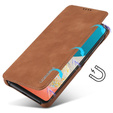 Flip case for Samsung Galaxy A53 5G, LC.IMEEKE, brown
