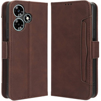 Flip case for Infinix Hot 30, Card Slot, brown