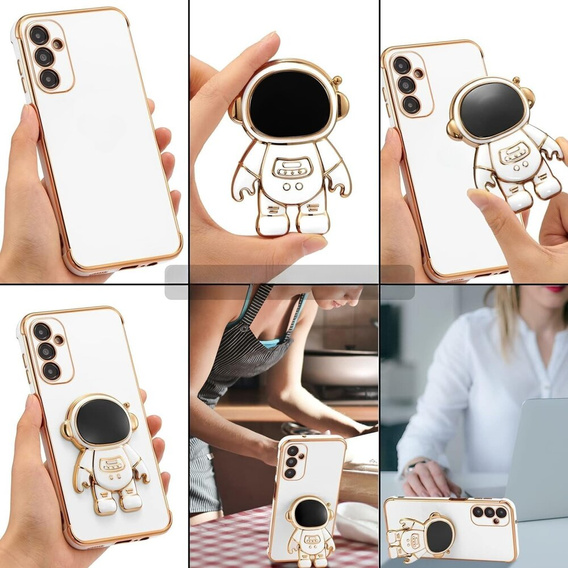 Case for Samsung Galaxy M55 5G, Astronaut, white