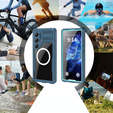 Waterproof case for Samsung Galaxy S25 Ultra, Redpepper, for MagSafe, blue