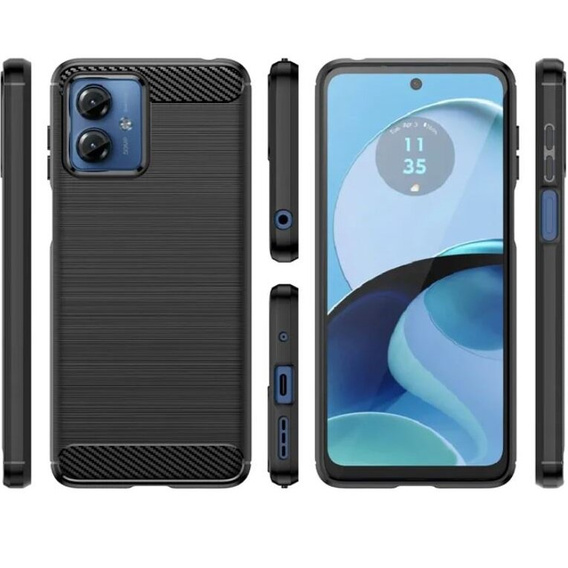Case for Motorola Moto G14, Carbon, black