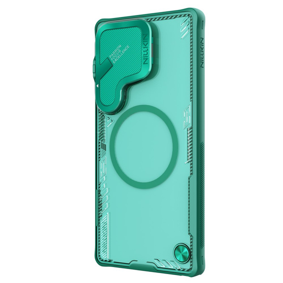 Nillkin Armored Case for Samsung Galaxy S25 Ultra, Icelade Prop, for Magsafe, green