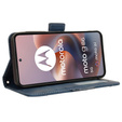 Flip case for Motorola Moto G86 5G, Card Slot, dark blue