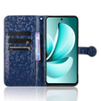 Flip case for Realme C71, Wallet Rhombus, blue