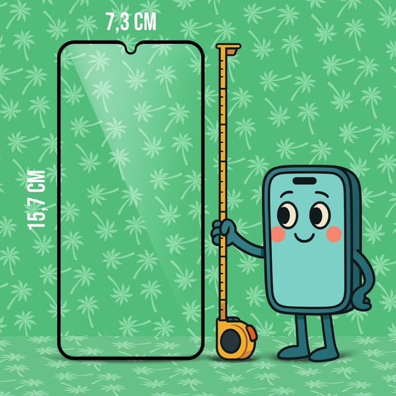 5D Full Glue Smart Palm tempered glass for Samsung Galaxy A34 5G