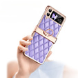 Case for Samsung Galaxy Z Flip 4 5G, Rhombus Grid