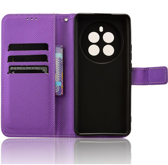 Flip case for Realme 12 Pro 5G / 12 Pro+ 5G, Wallet Smart Magnet, purple