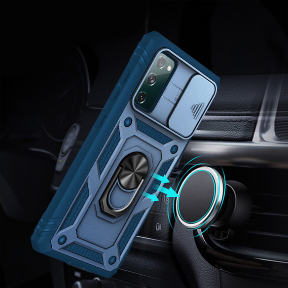 Case for Samsung Galaxy S20 FE, CamShield Slide, blue