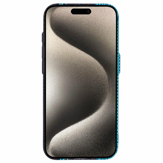 MagSafe's iPhone 14 Pro Max Case, Carbon Fiber, black / blue