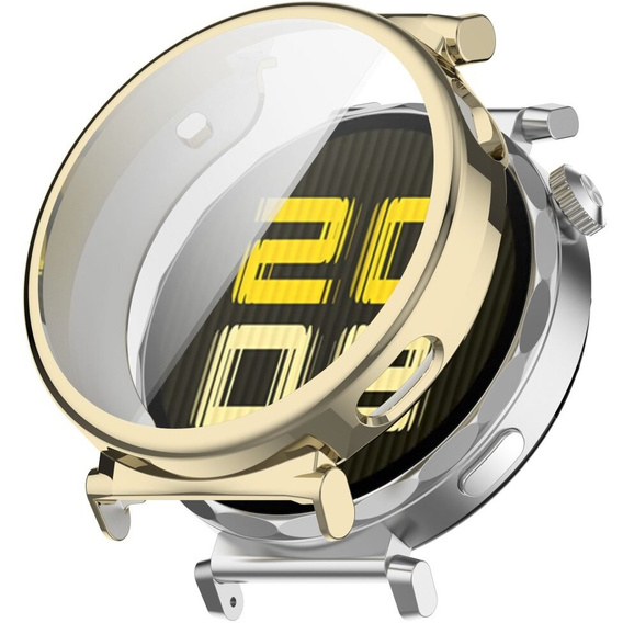 2-in-1 Case with Screen Protector for Huawei Watch GT 5 Pro 42mm, gold