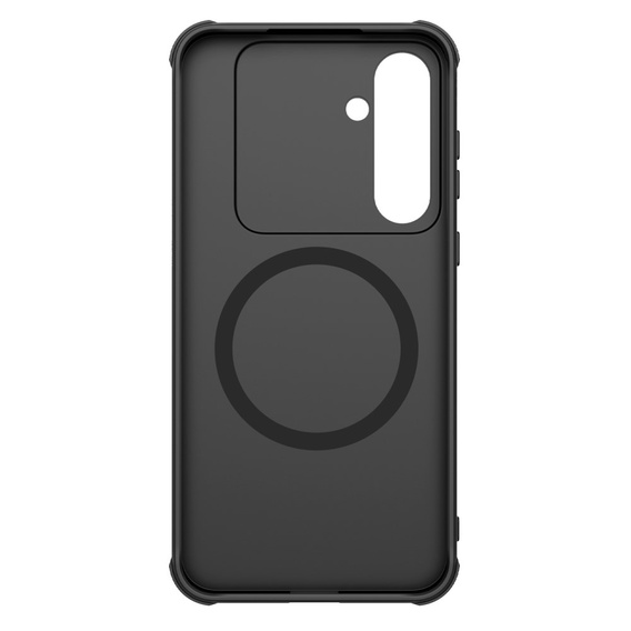 NILLKIN Case for Samsung Galaxy A55 5G, Silicone CamShield Case for MagSafe, black