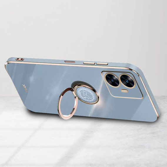 Case for Realme C55, Electro Ring, blue