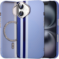 MagSafe's iPhone 16 Case, Carbon Fiber, blue
