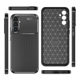 Case for Samsung Galaxy A34 5G, Carbon Gel, black