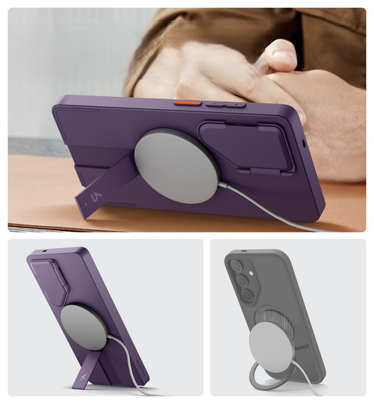 Case for Samsung Galaxy S25 Ultra, Suritch Shockproof, for MagSafe, purple