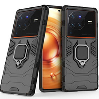 Case for Vivo X80 Pro 5G, Kickstand Ring, black