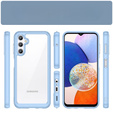 Case for Samsung Galaxy A14 4G/5G, Fusion Hybrid, transparent / blue
