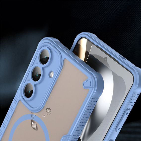 Armoured case for Samsung Galaxy S25 FE, for MagSafe, matt black