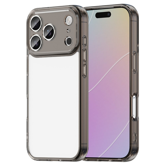 Silicone case with hard back for iPhone 17 Pro