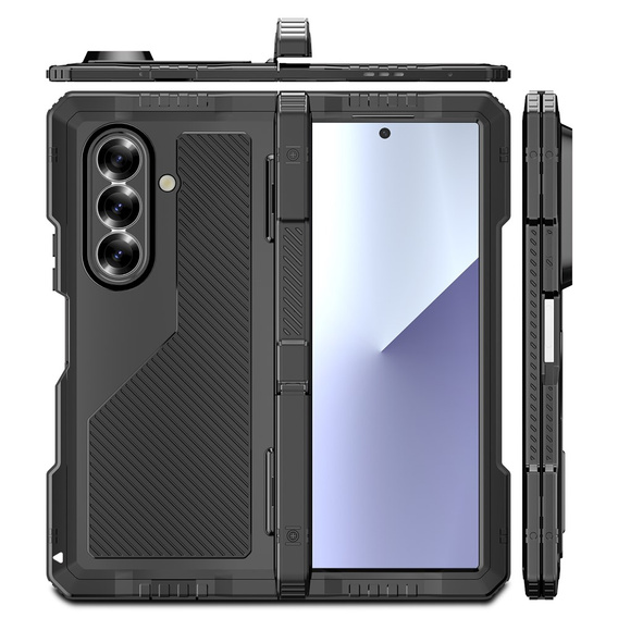Armoured aluminium case with stand and stylus holder for Samsung Galaxy Z Fold7 5G