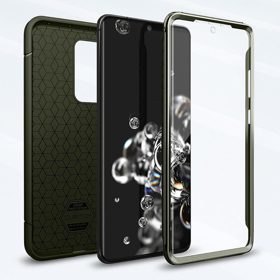 Case for Samsung Galaxy S20 Ultra, Suritch Basic (Two Frames), green