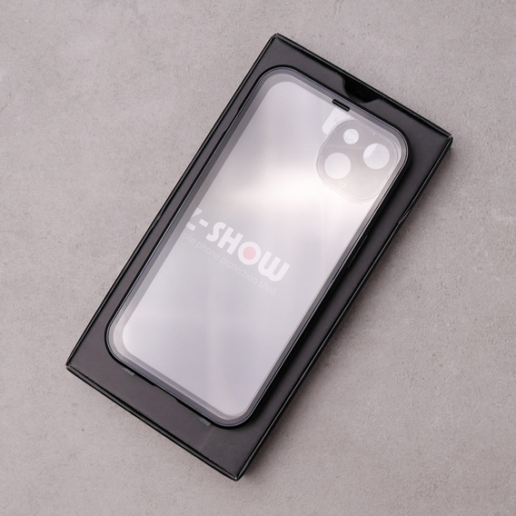Case for iPhone 13, Magnetic Dual Glass, black