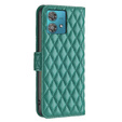 Flip case for Motorola Edge 40 Neo, Wallet, BINFEN COLOR, green