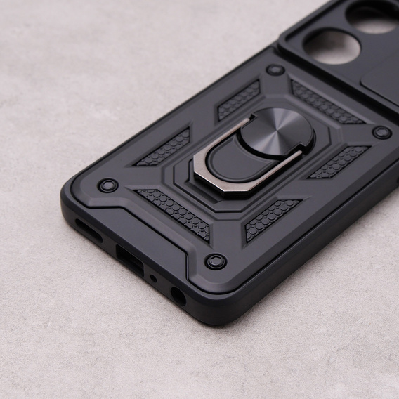 Case for Oppo A98 5G, CamShield Slide, black