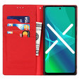 Leather case for Samsung Galaxy S22, ERBORD Grain Leather, red