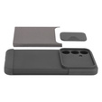 Case for Samsung Galaxy S24, ERBORD CamProtect Slide Camera, gray gunmetal