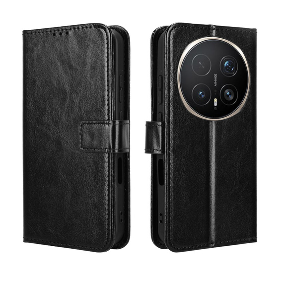 Crazy Horse Wallet flip case for Honor Magic 8 Pro