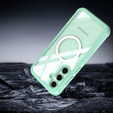 Case for Samsung Galaxy S24 FE, Shockproof, with glass, for MagSafe, green