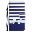 Flip case for Xiaomi Redmi 13C / Poco C65, Wallet, Bowknot, blue