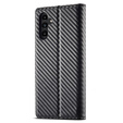 Flap case for Samsung Galaxy A36, Carbon LC.IMEEKE, black