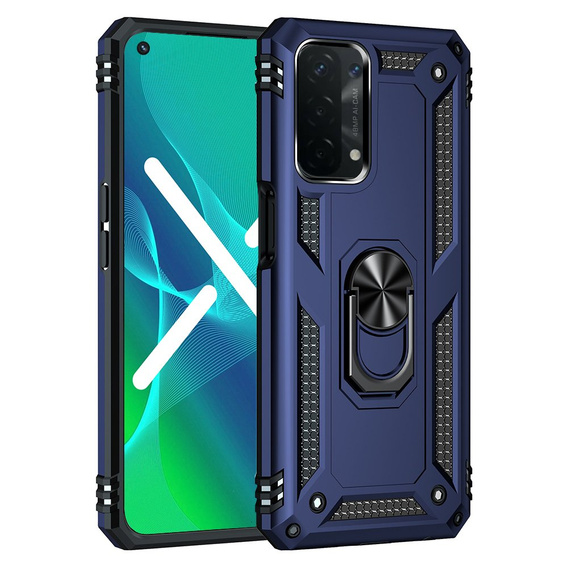Armor Case for OPPO A54 5G/A74 5G/A93 5G, Nox Case Ring, blue