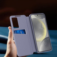Flip case for Samsung Galaxy A55 5G, Smart View Wallet, purple
