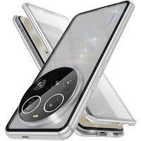 Case for Xiaomi 15 Ultra, Magnetic Dual Glass, silver